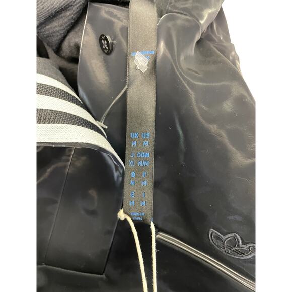 Adidas Originals HN0999 Black Half Zip Hoodie Sweatshirts Unisex Size M NWT - Picture 4 of 9